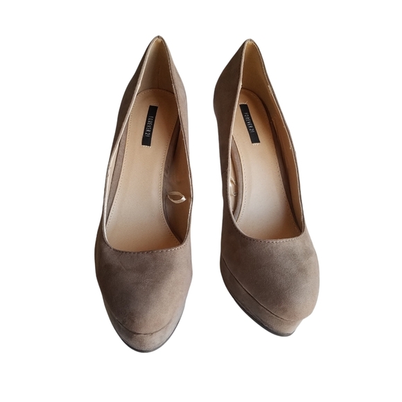 Forever 21 Suede Heels - Picture 2 of 8
